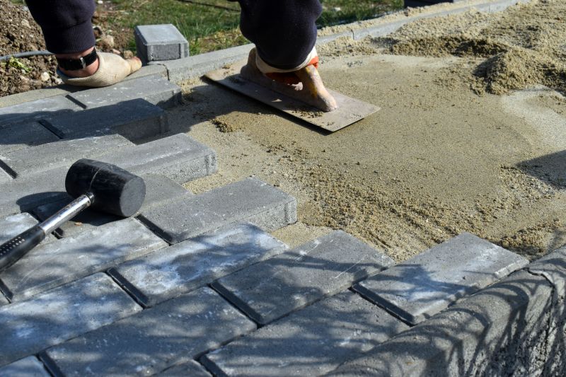 Paver placement process